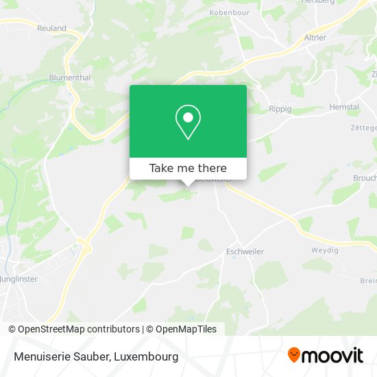 Menuiserie Sauber map