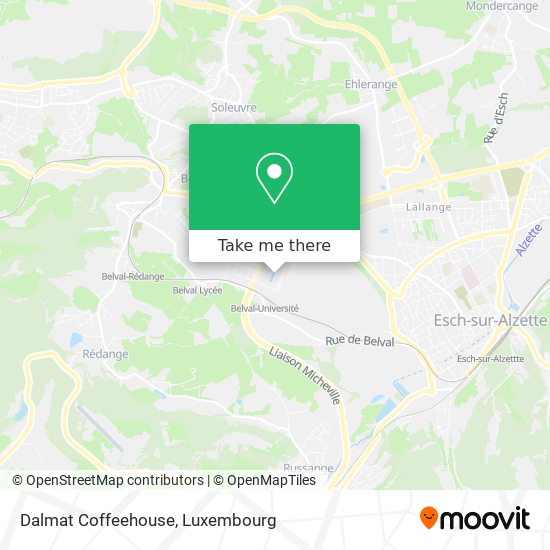 Dalmat Coffeehouse map