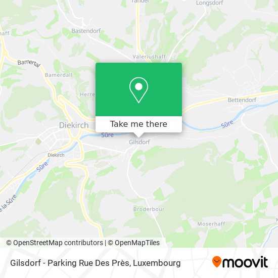 Gilsdorf - Parking Rue Des Près map