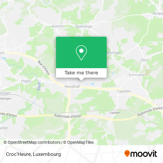 Croc'Heure map
