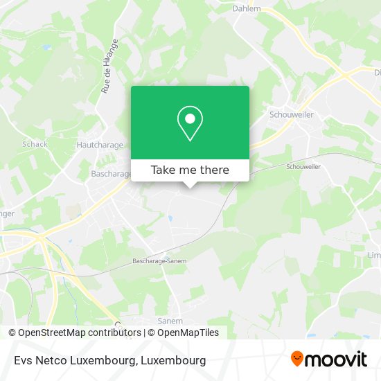 Evs Netco Luxembourg map