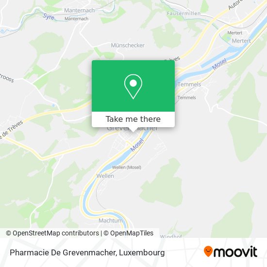 Pharmacie De Grevenmacher map