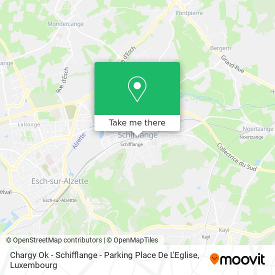 Chargy Ok - Schifflange - Parking Place De L'Eglise map