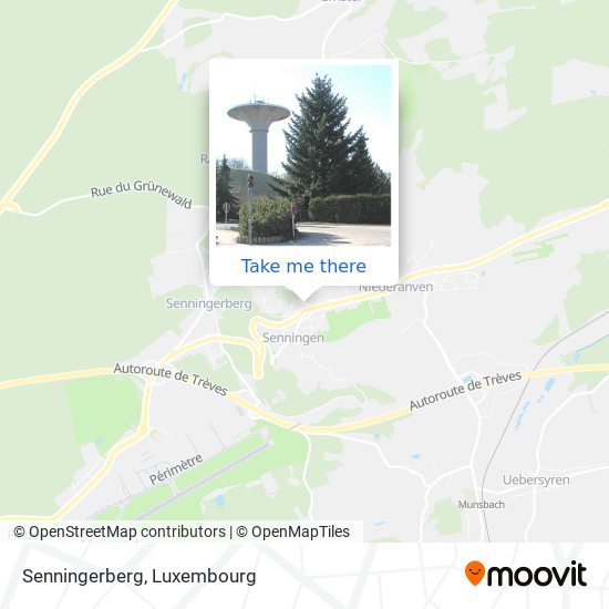 Senningerberg map