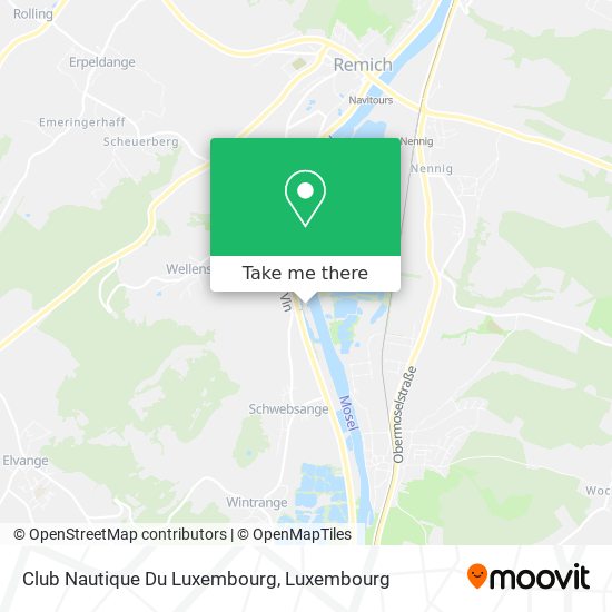 Club Nautique Du Luxembourg Karte