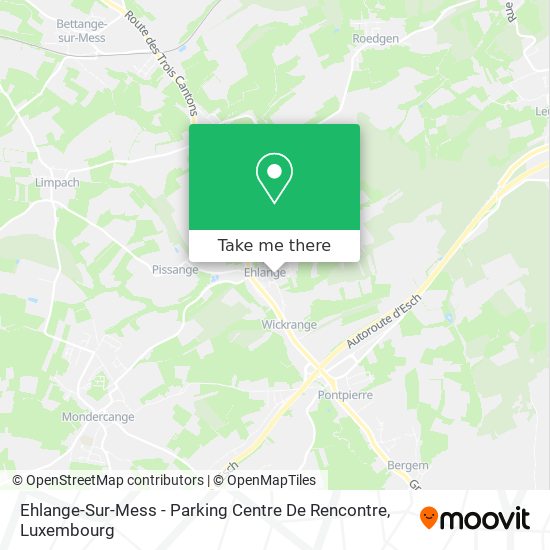Ehlange-Sur-Mess - Parking Centre De Rencontre Karte