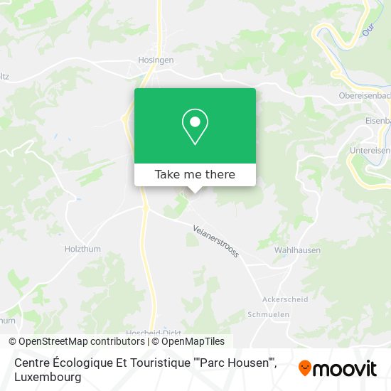 Centre Écologique Et Touristique ""Parc Housen"" map