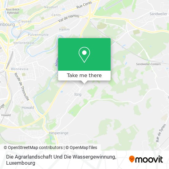 Die Agrarlandschaft Und Die Wassergewinnung map