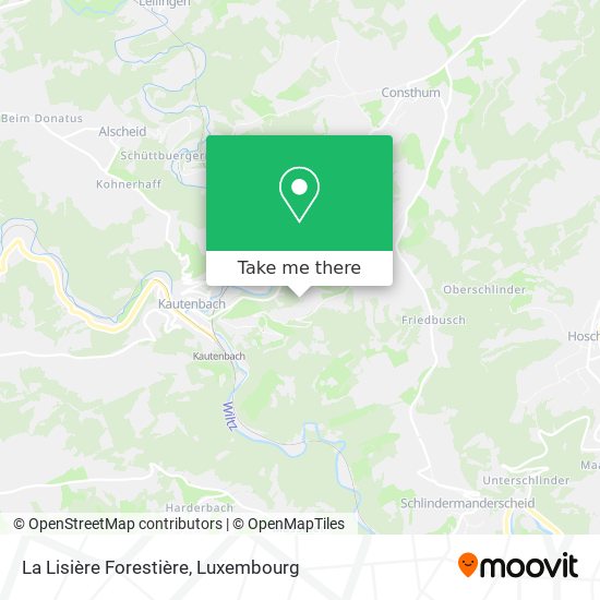 La Lisière Forestière map