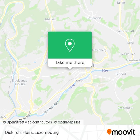 Diekirch, Floss map