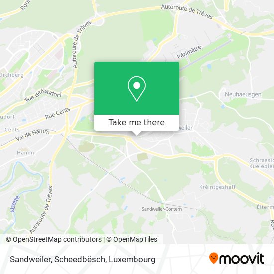 Sandweiler, Scheedbësch map