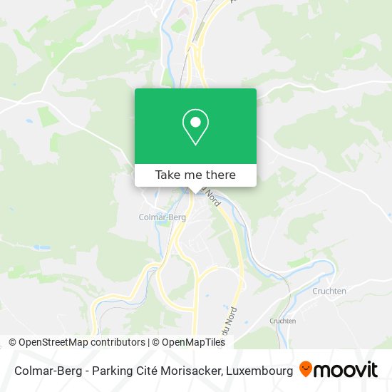 Colmar-Berg - Parking Cité Morisacker map