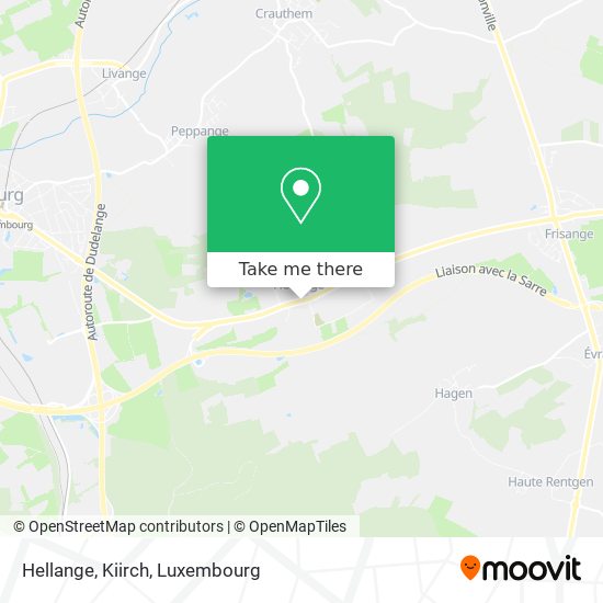 Hellange, Kiirch map