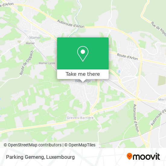 Parking Gemeng map
