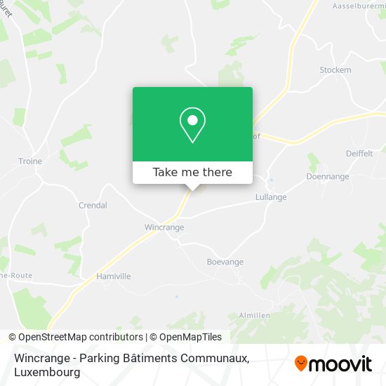 Wincrange - Parking Bâtiments Communaux map