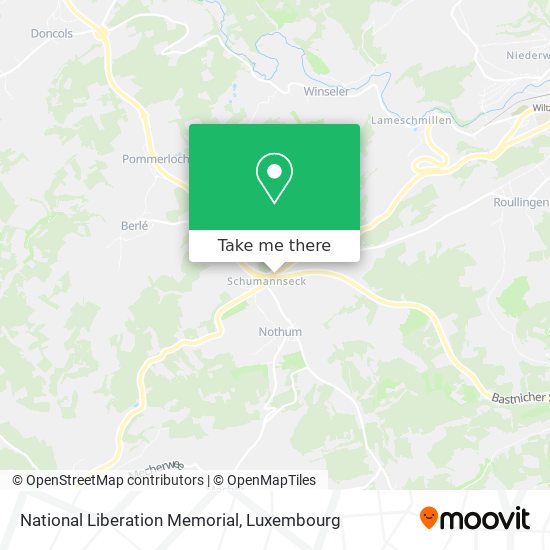 National Liberation Memorial map