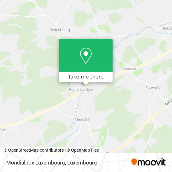 Mondialbox Luxembourg map