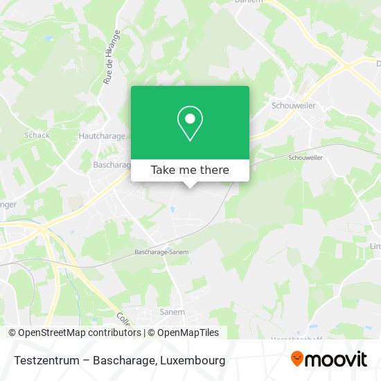 Testzentrum – Bascharage map