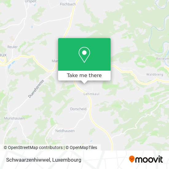 Schwaarzenhiwwel map