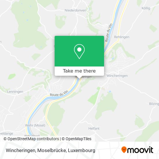 Wincheringen, Moselbrücke map