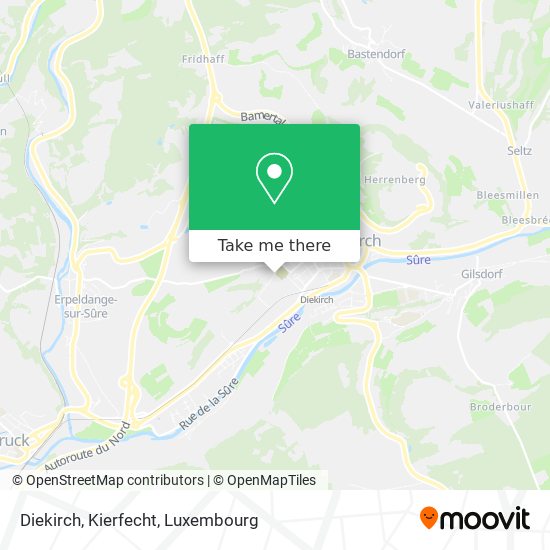 Diekirch, Kierfecht map