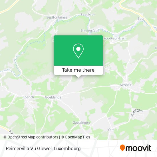 Réimervilla Vu Giewel map