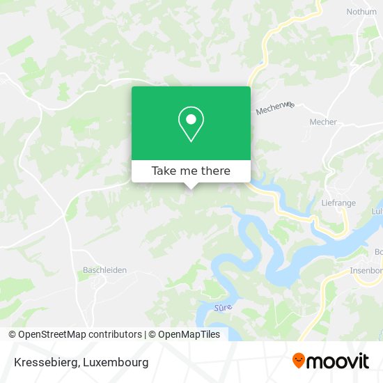 Kressebierg map