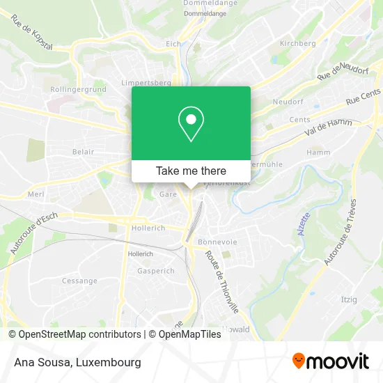 Ana Sousa map