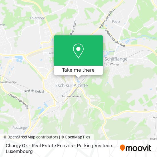 Chargy Ok - Real Estate Enovos - Parking Visiteurs map