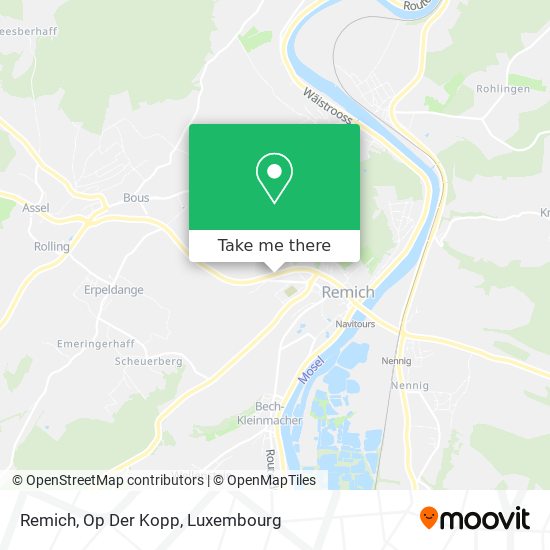 Remich, Op Der Kopp map