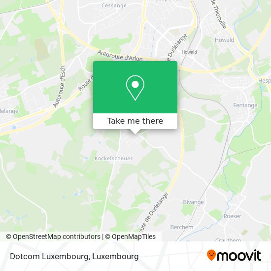 Dotcom Luxembourg map