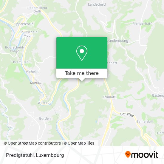 Predigtstuhl map