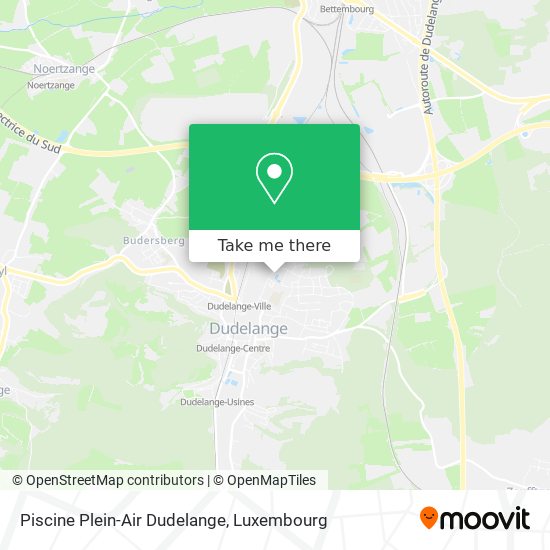 Piscine Plein-Air Dudelange map