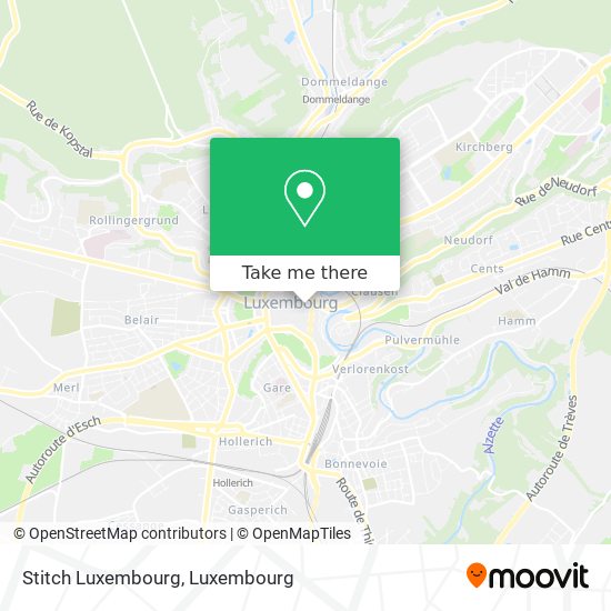 Stitch Luxembourg map