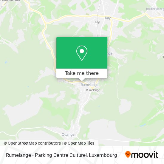 Rumelange - Parking Centre Culturel map