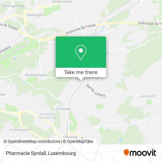 Pharmacie Syrdall map