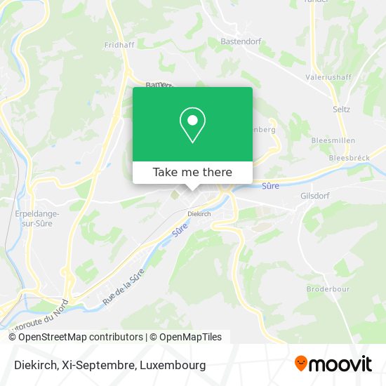 Diekirch, Xi-Septembre map