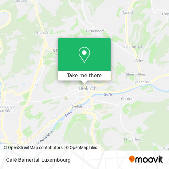 Café Bamertal map