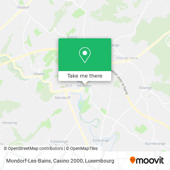 Mondorf-Les-Bains, Casino 2000 map