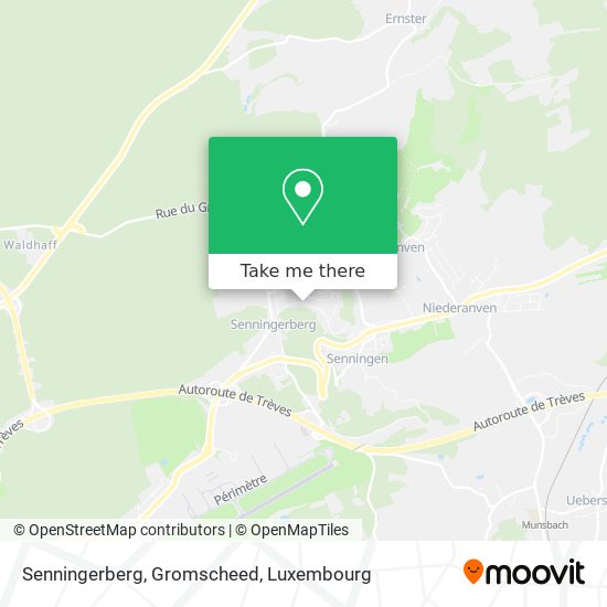 Senningerberg, Gromscheed map