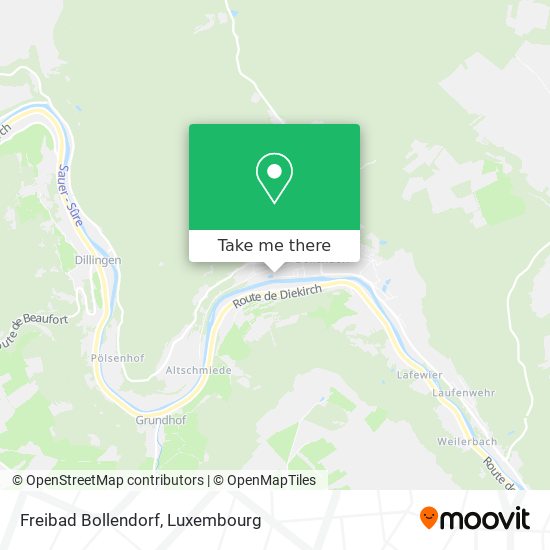 Freibad Bollendorf map