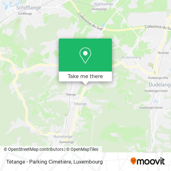 Tétange - Parking Cimetière map