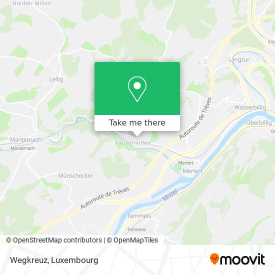 Wegkreuz map