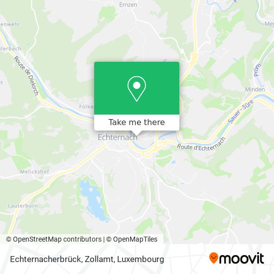 Echternacherbrück, Zollamt map