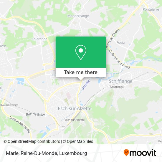 Marie, Reine-Du-Monde map