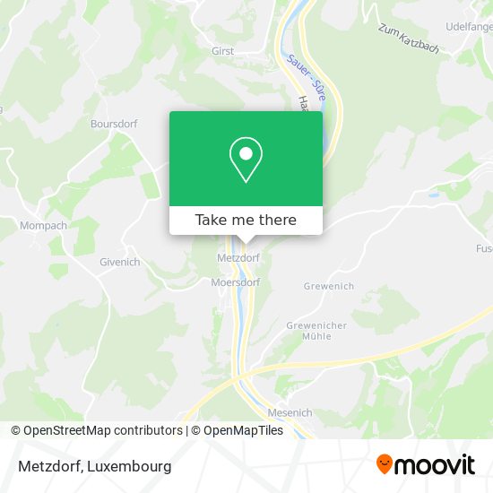 Metzdorf map