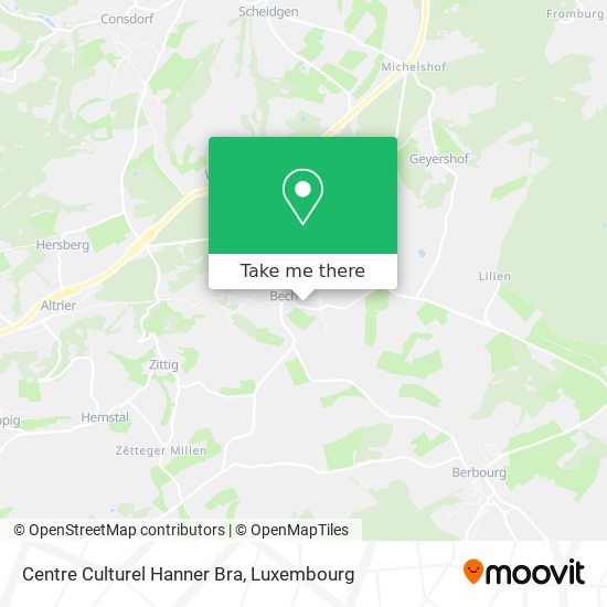 Centre Culturel Hanner Bra map