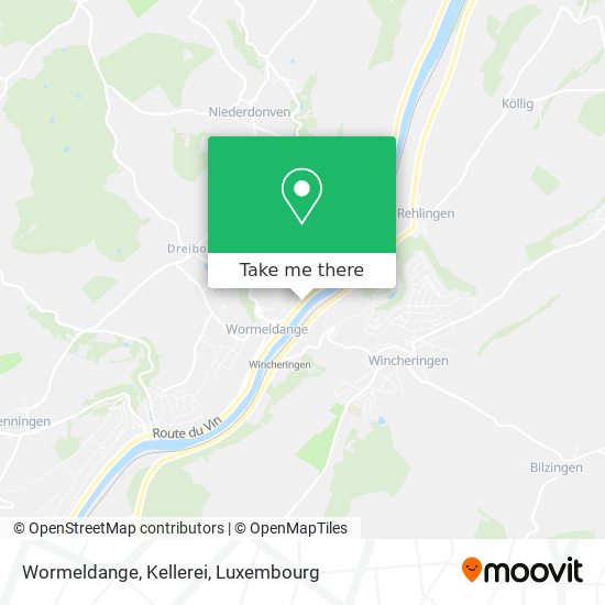 Wormeldange, Kellerei map