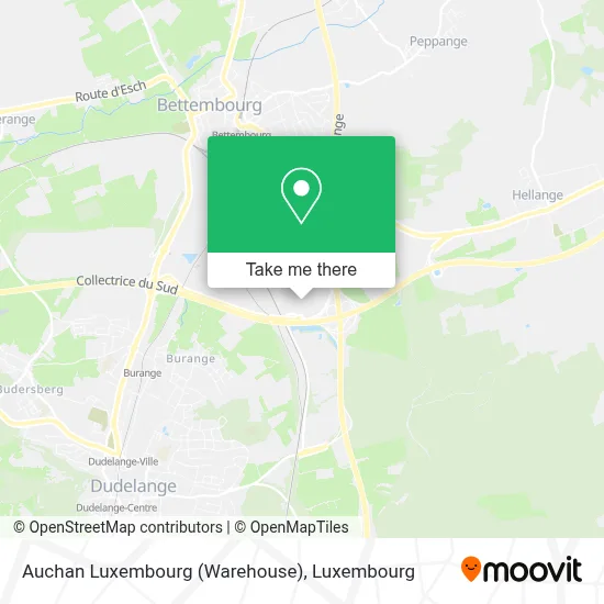 Auchan Luxembourg (Warehouse) map