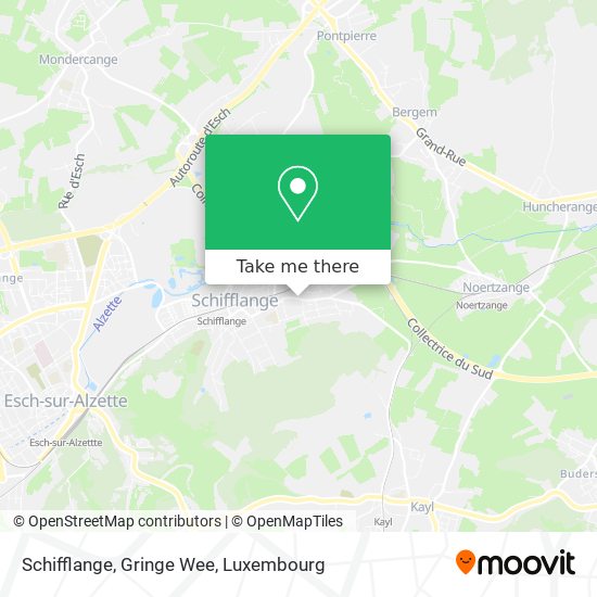 Schifflange, Gringe Wee map